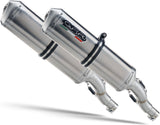 Dual Exhaust System With Sound Certification Satinox Stainless Steel - Gpr Compatible With Suzuki Gsx-R 1000 K9 (2009-2011)