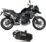 Exhaust Tip With Noise Certification Speed Edge Steel Black - Mivv Compatible With Bmw F 800 Gs (2024-2026)
