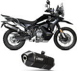 Exhaust Tip With Noise Certification Speed Edge Steel Black - Mivv Compatible With Cfmoto 800 Mt-X (2025-2026)