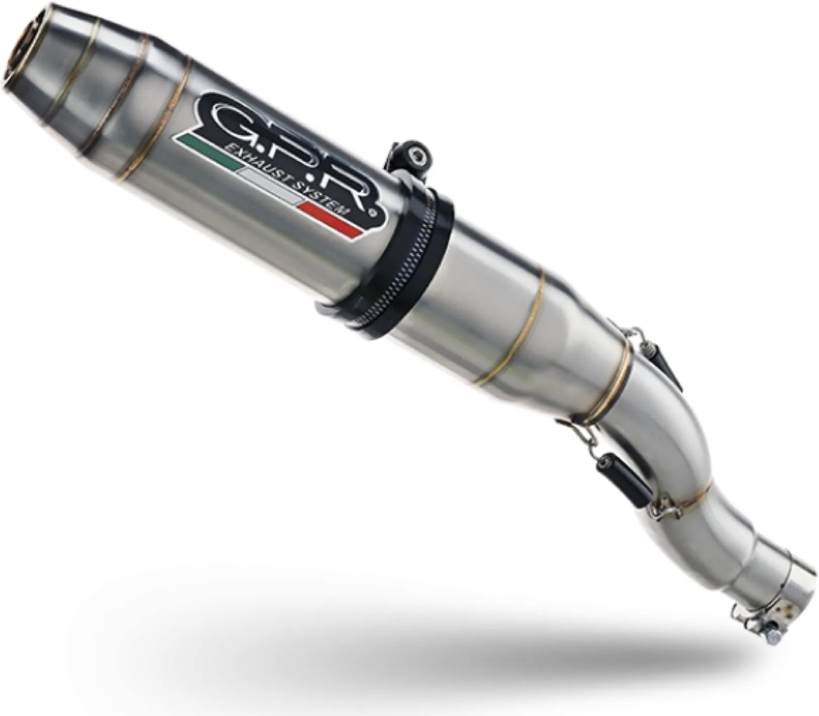 Catalytic Exhaust Tip With Sound Certification Deeptone Stainless Steel - Gpr Compatible With Voge Valico 300 (2022-2023)