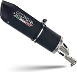 Exhaust Tip With Noise Certification Furore Aluminium Black - Gpr Compatible With Mbk Thunder 125 (1998-2004)