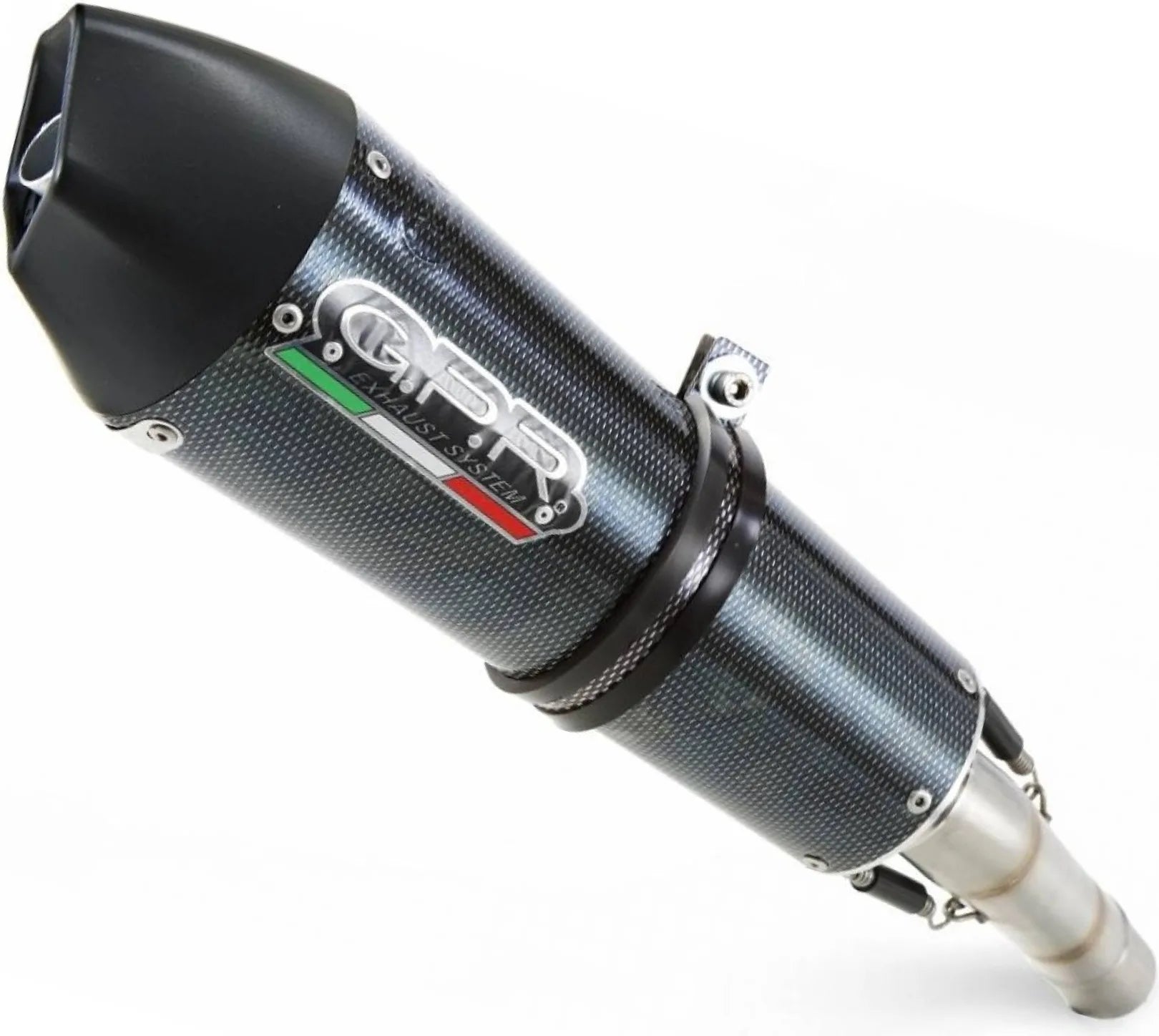 Exhaust Tip With Noise Certification Gp Evo4 Carbon Look - Gpr Compatible With Zontes 350 X1 (2022-2023)