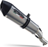 Exhaust Tip With Noise Certification Gp Evo4 Titanium - Gpr Compatible With Yamaha Mt-03 (2018-2020)