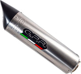 Catalytic Exhaust Tip With Sound Certification Tiburon Titanium - Gpr Compatible With Triumph Daytona 675 (2006-2008)