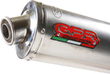 Exhaust Tip With Noise Certification Tondo Stainless Steel - Gpr Compatible With Kawasaki Zx-6R (1995-1997)