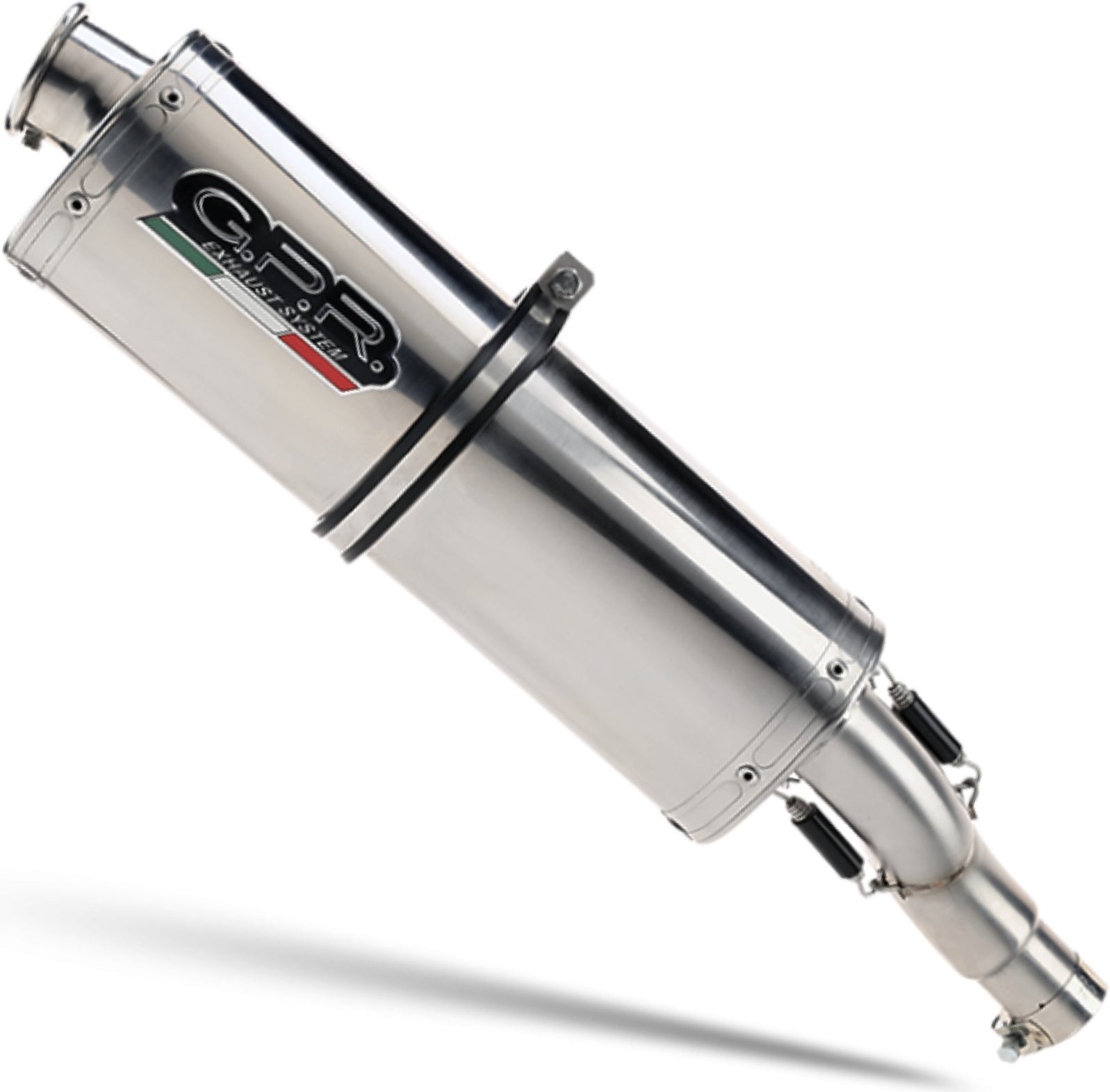 Exhaust Tip With Noise Certification Trioval Stainless Steel - Gpr Compatible With Triumph Speed Triple 1050 (2011-2015)
