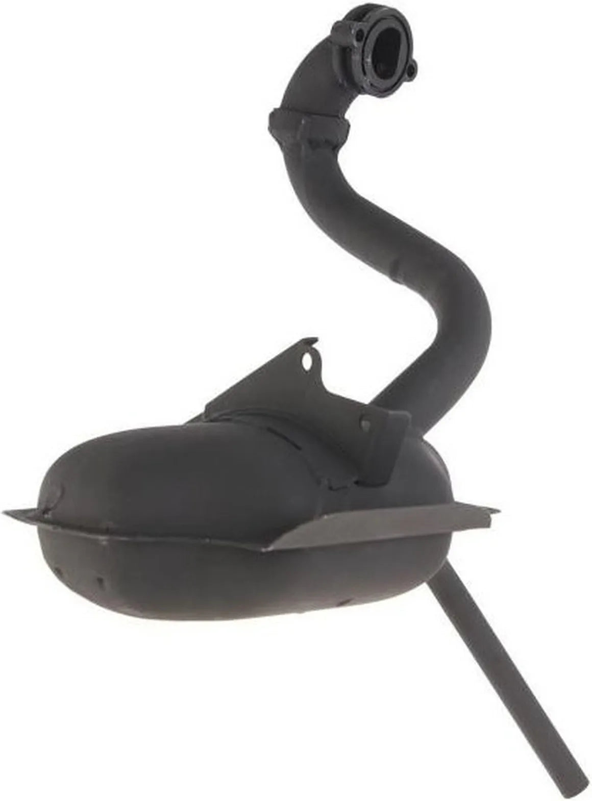 Complete Catalytic Exhaust System With Sound Certification Sito Stainless Steel - Leovince Compatible With Piaggio Ape Car