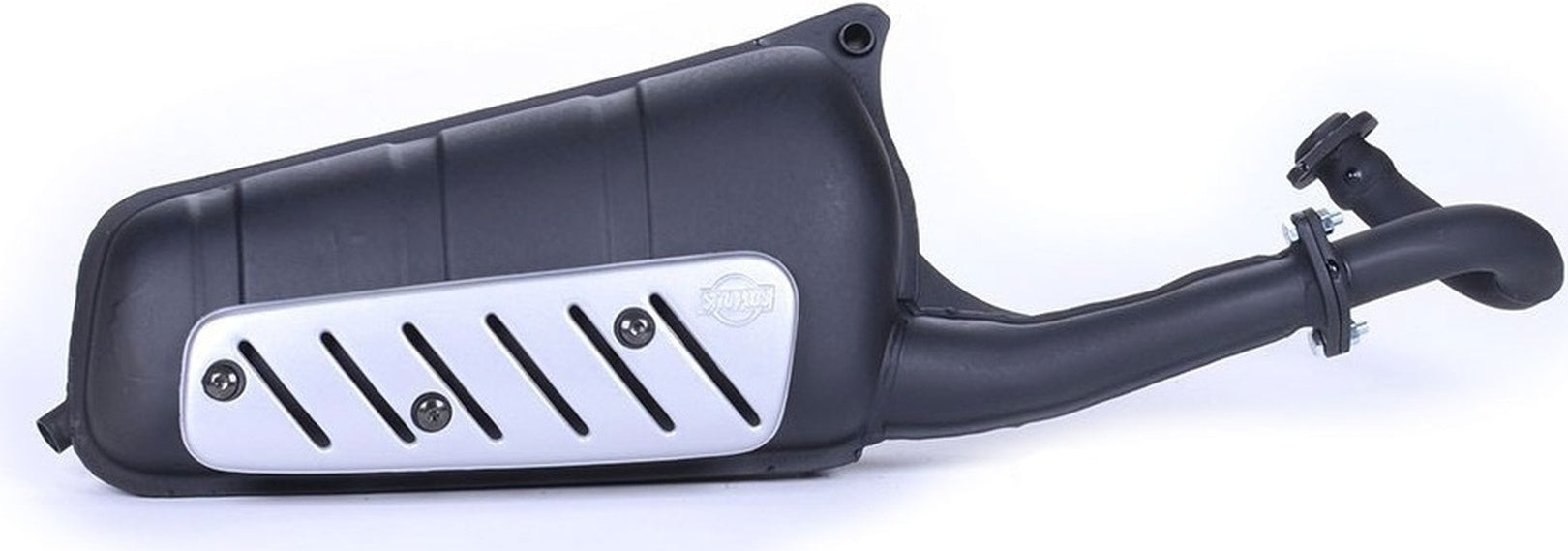 Complete Catalytic Exhaust System With Sound Certification Sito Stainless Steel - Leovince Compatible With Peugeot Speedfight 2 50 Air - Liquid