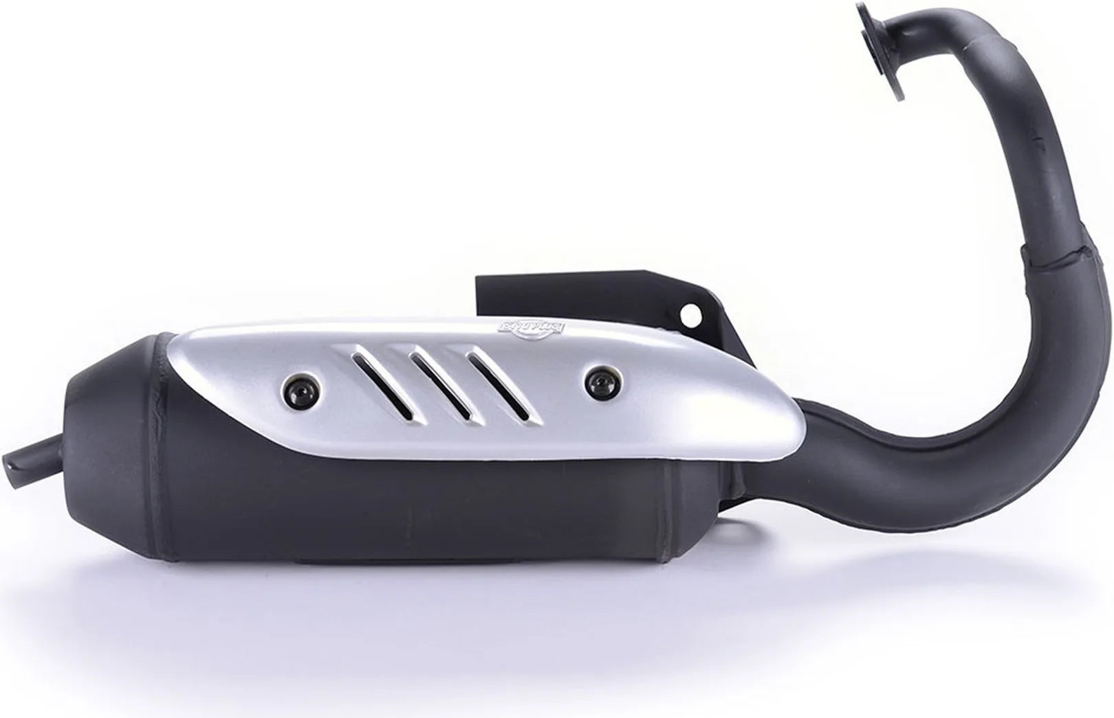 Complete Catalytic Exhaust System With Sound Certification Sitoplus Stainless Steel - Leovince Compatible With Peugeot Trekker 50 (1998-2000)