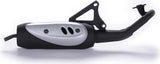Complete Catalytic Exhaust System With Sound Certification Touring Stainless Steel - Leovince Compatible With Piaggio Zip Fast-Rider 50