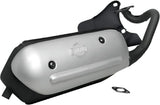 Complete Catalytic Exhaust System With Sound Certification Sito Stainless Steel - Leovince Compatible With Mbk Ovetto 50 2T (2002-2012)