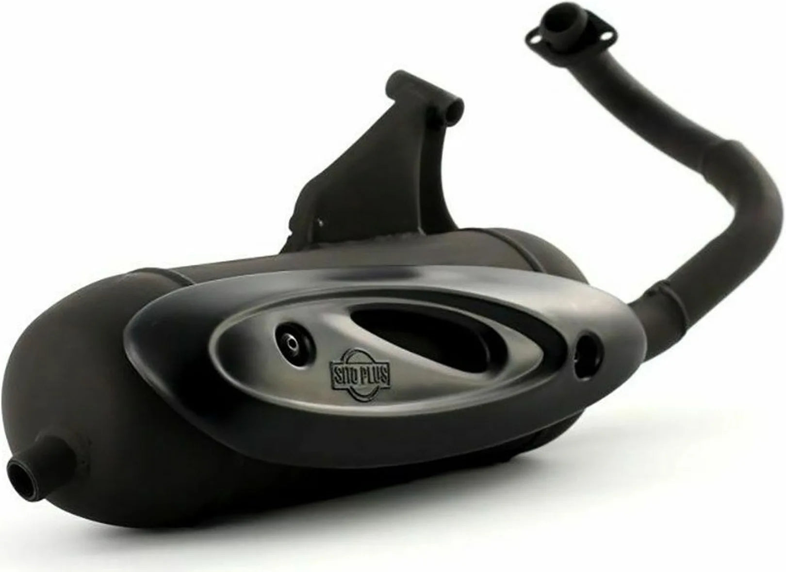 Complete Catalytic Exhaust System With Sound Certification Sitoplus Stainless Steel - Leovince Compatible With Aprilia Sr 50 Motard 2T (2012-2017)