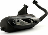 Complete Catalytic Exhaust System With Sound Certification Sito Stainless Steel - Leovince Compatible With Piaggio Typhoon 50 2T (2009-2011)