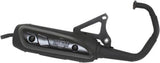Complete Catalytic Exhaust System With Sound Certification X-Fight Steel Black - Leovince Compatible With Beta Rr 50 Enduro (2012)