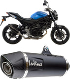 Exhaust Tip With Noise Certification Lv One Evo Stainless Steel Carbon Fiber End Cap - Leovince Compatible With Ktm 690 Enduro R (2009-2016)
