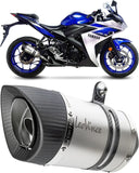 Exhaust Tip With Noise Certification Lv One Evo Stainless Steel Carbon Fiber End Cap - Leovince Compatible With Honda Cbf 1000 - St (2010-2013)