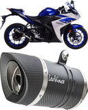 Exhaust Tip With Noise Certification Lv Pro Carbon Fiber Carbon Fiber End Cap - Leovince Compatible With Yamaha Yzf-R3 (2015-2017)