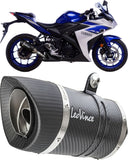 Exhaust Tip With Noise Certification Lv Pro Carbon Fiber Carbon Fiber End Cap - Leovince Compatible With Yamaha Yzf-R3 (2018)