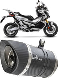 Exhaust Tip With Noise Certification Lv Pro Carbon Fiber Carbon Fiber End Cap - Leovince Compatible With Honda X-Adv 750 (2017-2024)