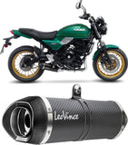 Complete Catalytic Exhaust System With Sound Certification Lv One Evo Carbon Fiber Carbon Fiber End Cap - Leovince Compatible With Kawasaki Ninja 650 (2021-2026)