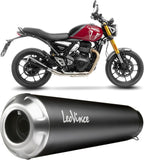 Exhaust Tip With Noise Certification Gp One Stainless Steel Stainless Steel End Cap - Leovince Compatible With Triumph Speed 400 (2024-2026)