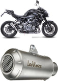Exhaust Tip With Noise Certification Lv-10 Stainless Steel Stainless Steel End Cap - Leovince Compatible With Kawasaki Z 900 (2017-2019)