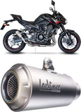 Exhaust Tip With Noise Certification Lv-10 Titanium Titanium End Cap - Leovince Compatible With Kawasaki Z 900 (2020-2024)