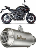 Exhaust Tip With Noise Certification Lv-10 Stainless Steel Stainless Steel End Cap - Leovince Compatible With Kawasaki Z 900 (2020-2024)
