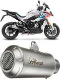 Exhaust Tip With Noise Certification Lv-10 Stainless Steel Stainless Steel End Cap - Leovince Compatible With Bmw S 1000 Xr (2020-2023)