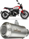 Exhaust Tip With Noise Certification Lv-10 Stainless Steel Stainless Steel End Cap - Leovince Compatible With Ducati Scrambler 800 Icon (2025-2026)
