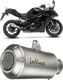 Exhaust Tip With Noise Certification Lv-10 Stainless Steel Stainless Steel End Cap - Leovince Compatible With Suzuki Gsx-S 1000 Gx (2025-2026)