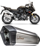 Exhaust Tip With Noise Certification Lv-12 Stainless Steel Carbon Fiber End Cap - Leovince Compatible With Bmw R 1250 - Rs (2019-2024)