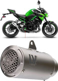 Exhaust Tip With Noise Certification Lv Corsa S Titanium Stainless Steel End Cap - Leovince Compatible With Kawasaki Z 900 A2 (2025-2026)