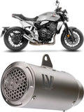 Exhaust Tip With Noise Certification Lv Corsa S Titanium Stainless Steel End Cap - Leovince Compatible With Honda Cb 1000 R Neo Sports Café (2018-2024)