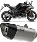 Exhaust Tip With Noise Certification Lv-14 R Titanium Carbon Fiber End Cap - Leovince Compatible With Kawasaki Ninja 1000 Sx (2025-2026)