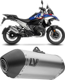 Exhaust Tip With Noise Certification Lv-14 Titanium Carbon Fiber End Cap - Leovince Compatible With Bmw R 1300 Gs (2023-2026)
