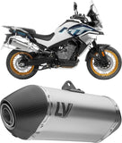 Exhaust Tip With Noise Certification Lv-14 Titanium Carbon Fiber End Cap - Leovince Compatible With Ktm 890 Adventure - Rally (2021-2026)