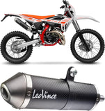 Exhaust Tip With Noise Certification X-Fight Carbon Fiber Stainless Steel End Cap - Leovince Compatible With Beta Rr 50 Motard - Sport (2021-2022)