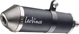 Complete Catalytic Exhaust System With Sound Certification X-Fight Steel Black - Leovince Compatible With Beta Rr 50 Enduro (2012)