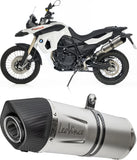 Exhaust Tip With Noise Certification Nero Stainless Steel Carbon Fiber End Cap - Leovince Compatible With Ktm 1050 Adventure (2015-2016)