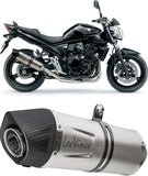 Exhaust Tip With Noise Certification Nero Stainless Steel Carbon Fiber End Cap - Leovince Compatible With Ktm 1090 Adventure - R (2017-2019)