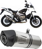 Exhaust Tip With Noise Certification Lv Corsa S Steel Full Black Steel Black End Cap - Leovince Compatible With Kawasaki Z 900 (2020-2024)
