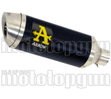Exhaust Tip With Noise Certification Thunder Black Aluminium Stainless Steel - Arrow Special Parts Compatible With Honda Cb 650 R (2019-2023)