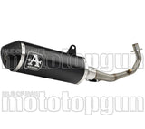 Complete Catalytic Exhaust System With Sound Certification Urban Black Aluminium Stainless Steel Black - Arrow Special Parts Compatible With Piaggio Medley 150 S Abs (2020-2024)