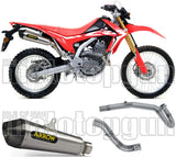 Complete Catalytic Exhaust System With Sound Certification X-Kone Nichrom Carbon - Arrow Special Parts Compatible With Honda Crf 300 L (2021-2024)