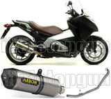 Complete Non-Catalytic Exhaust System With Sound Certification Race-Tech Aluminium Carbon - Arrow Special Parts Compatible With Honda Nc 750 S (2015-2020)