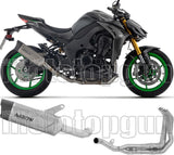 Complete Non-Catalytic Exhaust System With Sound Certification Indy-Race Evo Titanium Carby End Cap - Arrow Special Parts Compatible With Kawasaki Z 1100 Se (2025-2026)