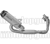 Complete Catalytic Exhaust System With Sound Certification Indy-Race Evo Titanium Carby End Cap - Arrow Special Parts Compatible With Kawasaki Ninja 650 35Kw (2024-2026)