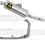 Complete Non-Catalytic Exhaust System With Sound Certification Indy-Race Aluminium Steel End Cap - Arrow Special Parts Compatible With Yamaha Ténéré 700 (2025-2026)
