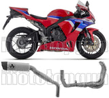 Complete Non-Catalytic Exhaust System With Sound Certification Indy-Race Titanium Carbon - Arrow Special Parts Compatible With Honda Cbr 600 Rr (2024-2026)
